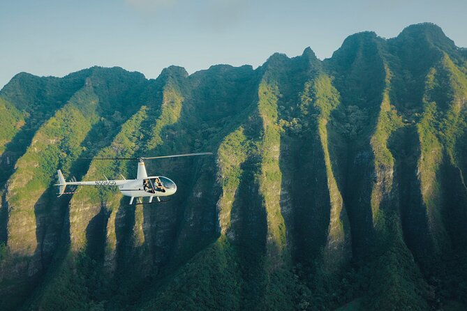 60 Minutes SHARED Helicopter Tour in Honolulu - Laie, Turtle Bay, and the North Shore
