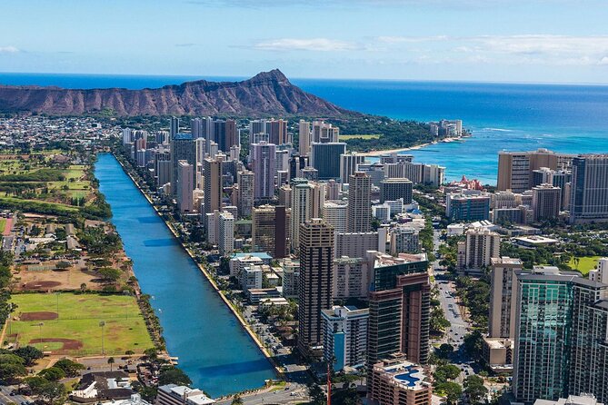 Afternoon Honolulu City Tour - Diamond Head from the road and scenic point