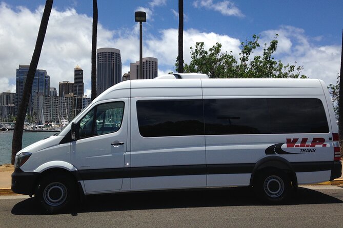 Arrival Trasfer: Airport Shuttle Honolulu and Cruise Terminal - The limits of the route