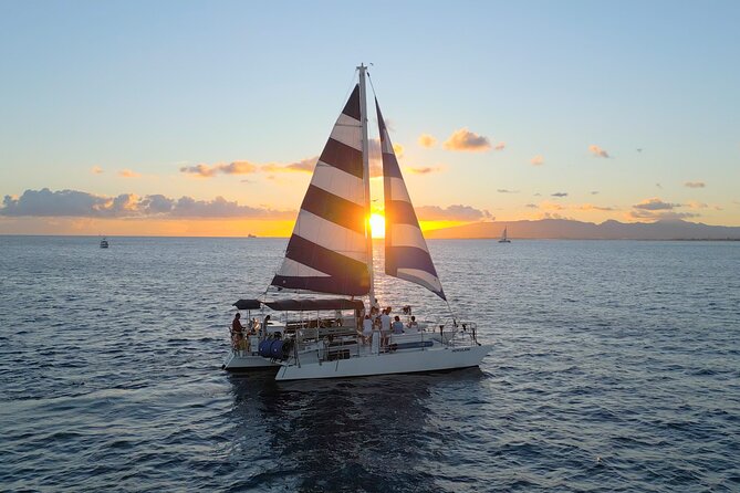Best Waikiki Sunset Cruise:BYOB Sunset Sail with Swimming - Swimming off Waikiki before the sky changes color