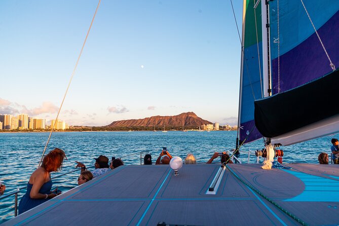 Board from Waikiki Beach for a scenic Sunset Sail on the Hāwea - What the crew adds to the experience