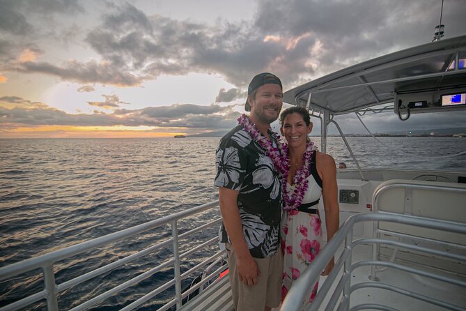 BYOB Sunset Cruise off the Waikiki Coast - The crew shapes the mood