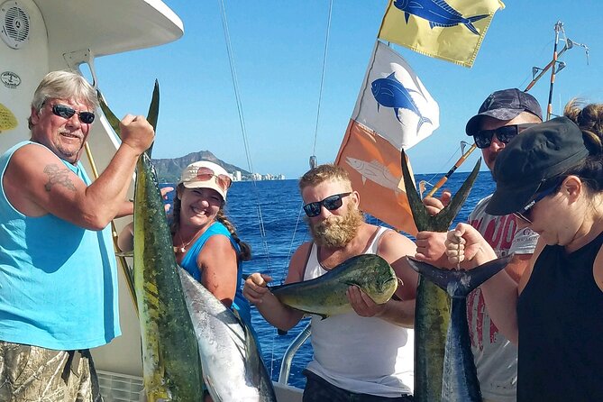 Deep Sea Shared Fishing Charter in Honolulu - What the 38-foot Hatteras means on the water