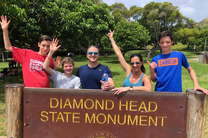 Diamond Head Bike to Hike and Local Lunch - Diamond Head Lighthouse and Shangri-La views