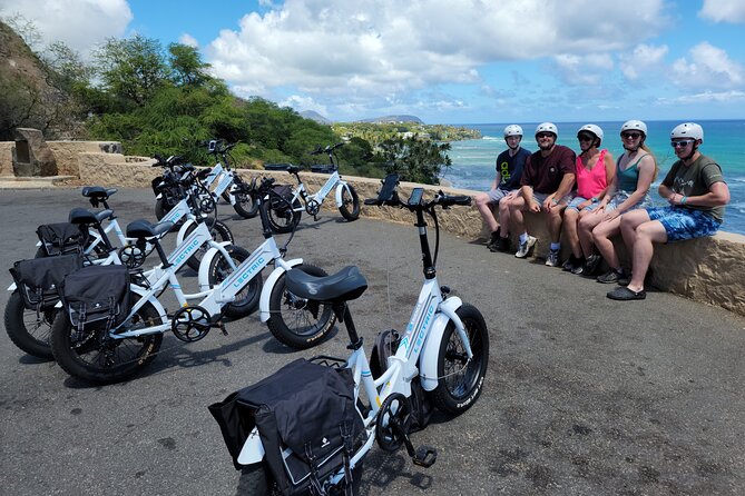 Electric Bike Ride & Diamond Head Hike Tour - Waikiki parks, beach views, and local history