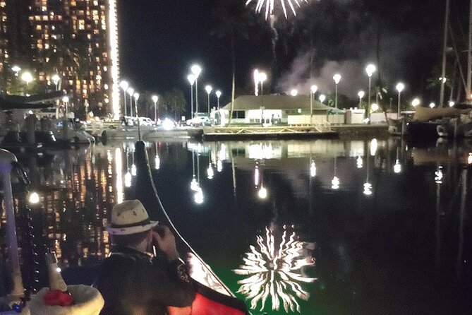 Fireworks Waikiki Gondola Cruise -lots of fun- - Weather, timing, and the cancellation risk