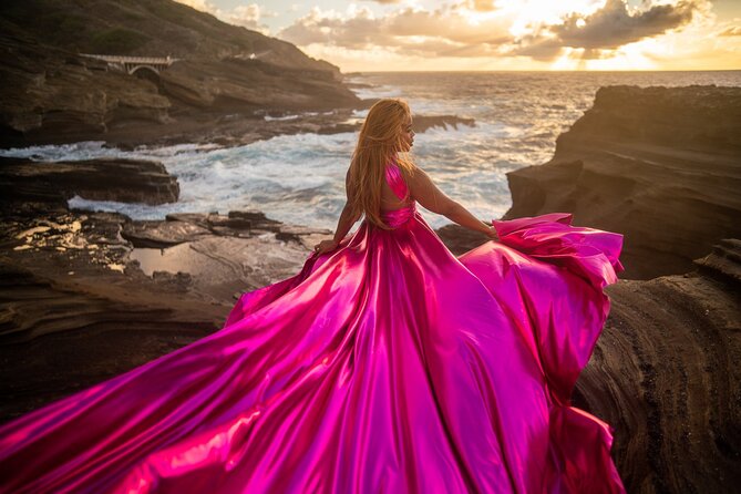 Flying Dress Photoshoot on Oahu - Booking and cancellation details