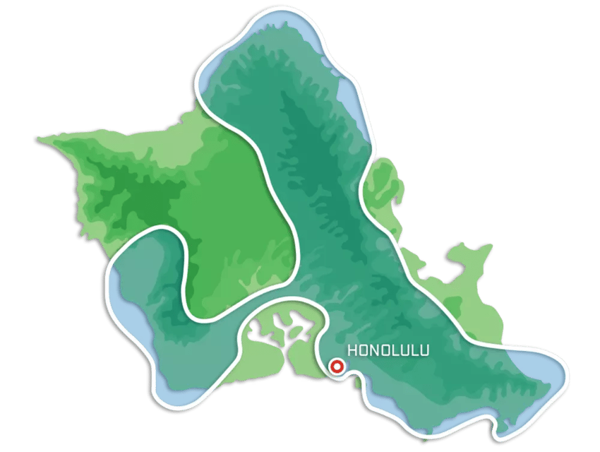 From Honolulu: Complete Oahu Island Helicopter Tour - Kaneohe Bay and the Nuuanu Rainforest