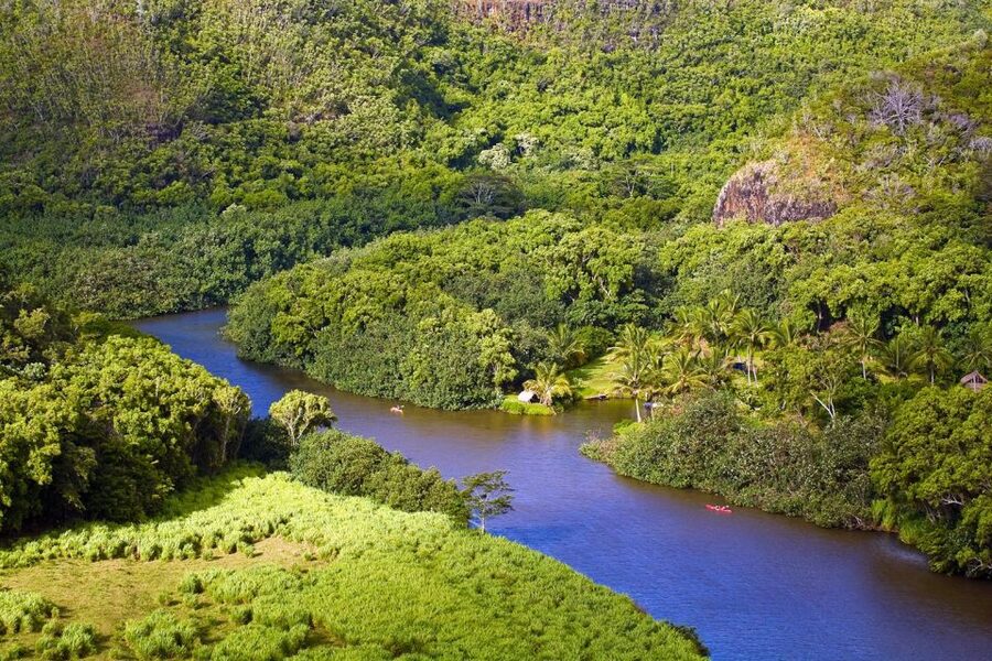 From Oahu: Kauai Waimea Canyon & Wailua River Tour - Old Kōloa Town and the lunch break