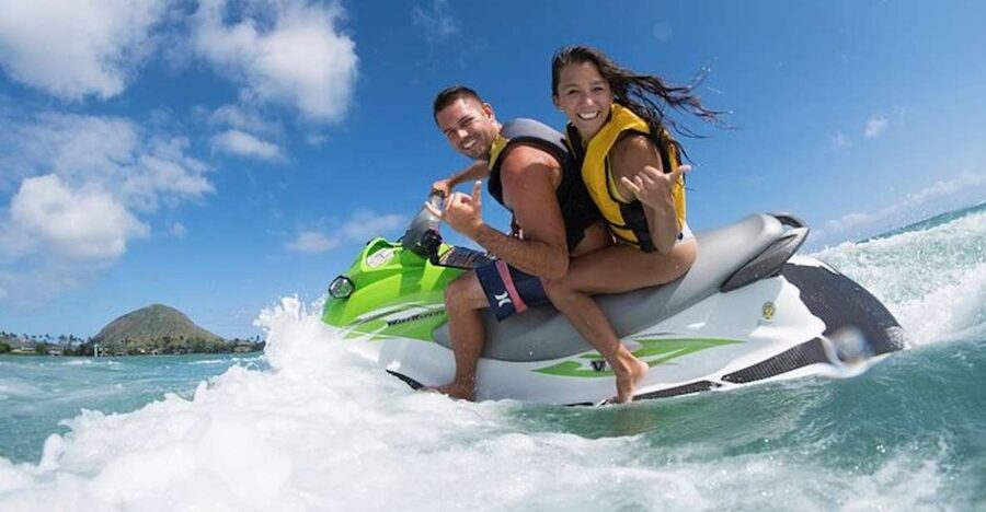 Hawaii Kai: Maunalua Bay Jet Ski Ride - Maunalua Bay from the seat of a jet ski