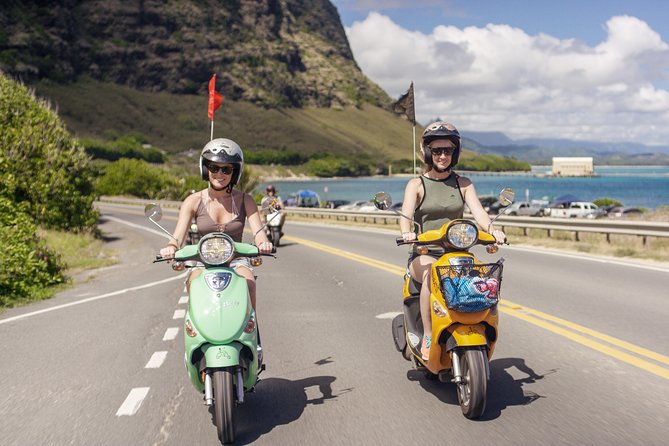 Hawaiian Style Moped Rental for the Day - What the ride feels like on the road