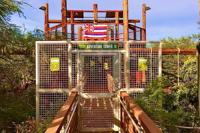 High Ropes Adventure Course at Coral Crater - Group size and timing affect the experience