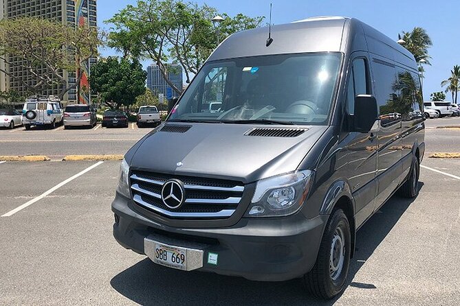HNL Airport & Waikiki Private Transfer by Brand New Mercedes Van - Returning from Waikiki to the airport