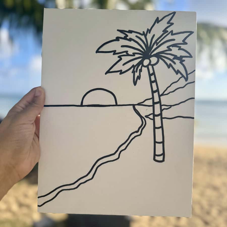 Honolulu: Beachside Luxury Picnic & Paint - Painting beside the ocean for two hours