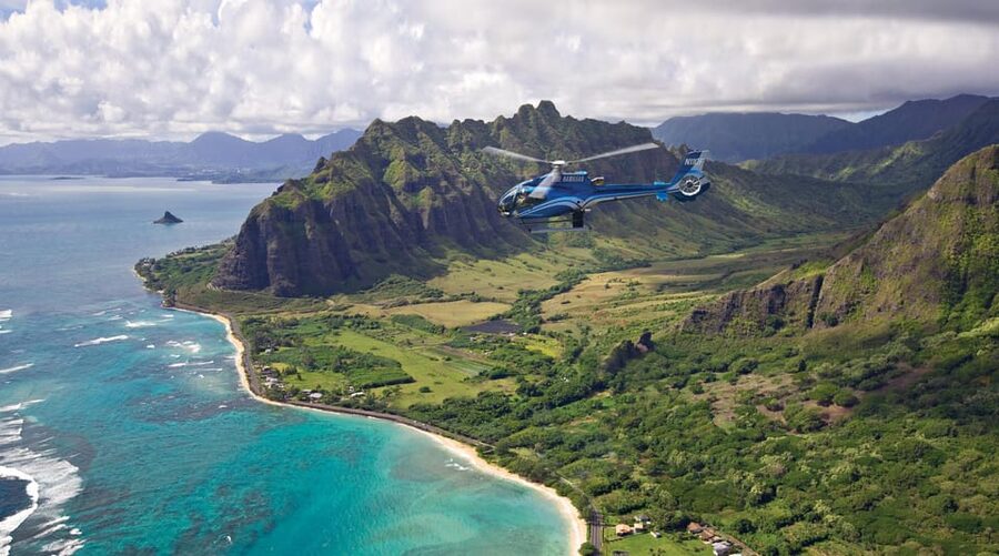Honolulu: Blue Skies of Oahu Helicopter Tour - Sacred Falls, the route’s most unusual sight