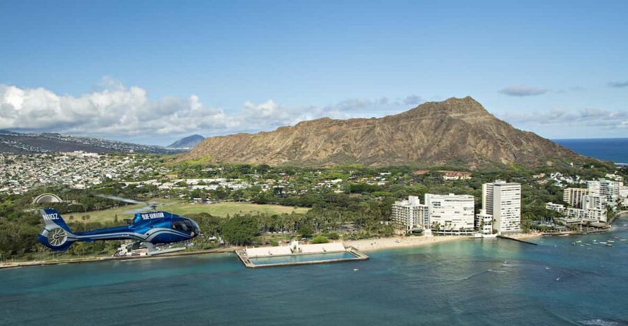 Honolulu: Blue Skies of Oahu Helicopter Tour - The Dole Pineapple Plantation and the northern view