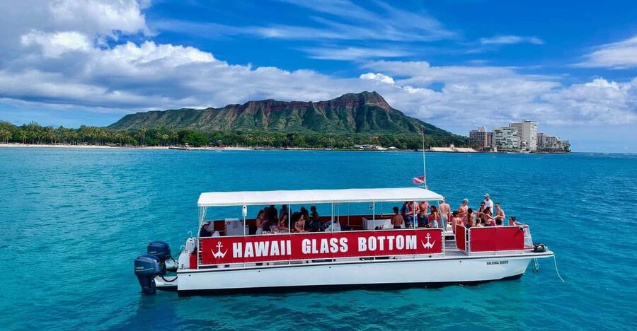Honolulu: Glass Bottom Boat Tour along Oahu's South Shore - Turtles, dolphins, fish, and the luck of the hour
