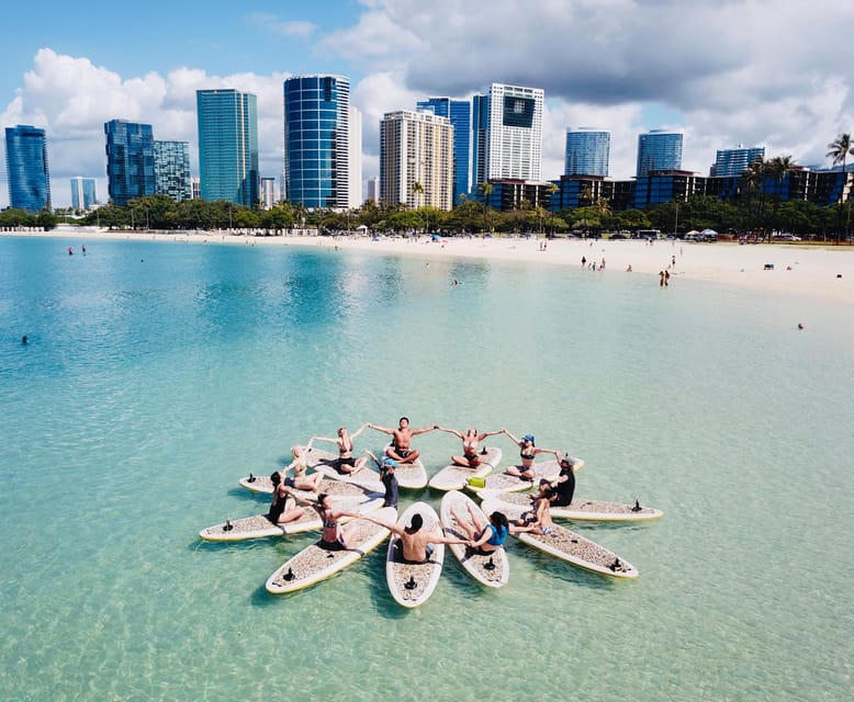 Honolulu: SUP (Standup Paddleboard) Yoga Class - Beginning with seated meditation