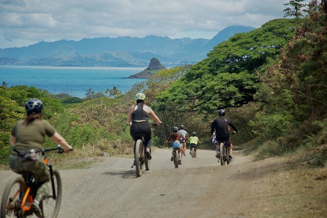 Kualoa Ranch: Novice E-Bike - Four or five stops for photos and film locations
