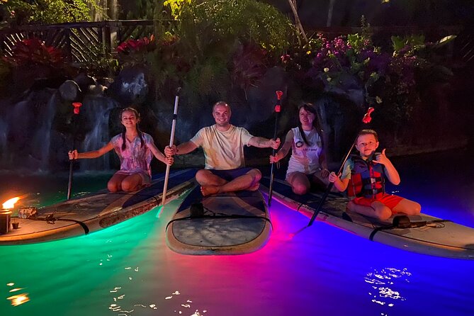 Lunar Legends Night Stand up Paddle Kayak Water Experience - The water is made for beginners