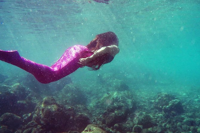 Mermaid Video shoot and Snorkel Adventure - Becoming a mermaid at Magic Island Lagoon