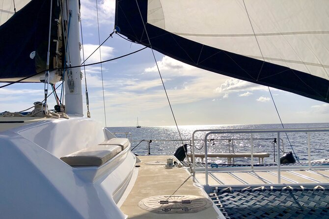 Moana’s Swim’n’Sail Cocktail Cruise Along the Waikiki Coast - Sailing away from Kewalo Basin at 2 p.m.