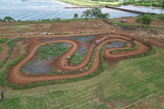 Oahu Beachfront ATV Adventure and Farm Tour - The farm route, dirt roads, and coastal views