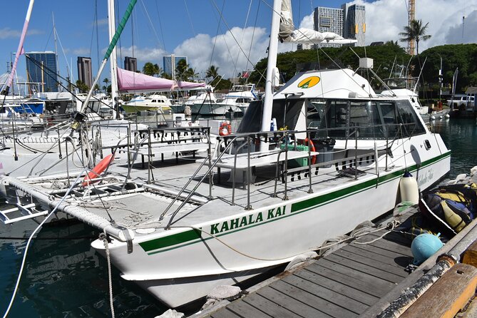 Oahu Catamaran Waikiki Sunset on 40 Foot Catamaran: Food and BYOB - Meeting at Pier A at 5:15 pm