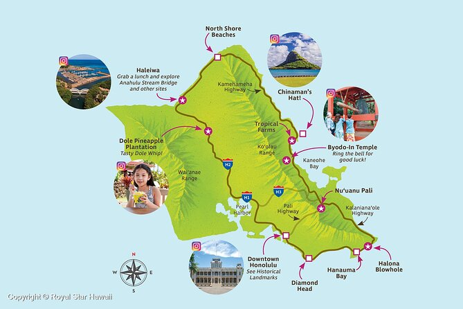 Oahu Grand Circle Island and Haleiwa Tour: 9-Hr Deluxe Experience - Diamond Head, Hanauma Bay, and the southeast coast