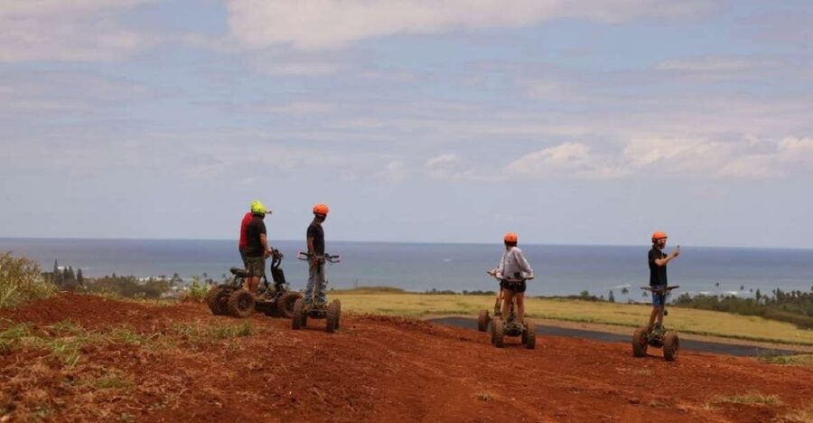 Oahu, Haleiwa: Da Mongoose EzRaider 1.5 hour ATV Adventure - Looking toward the Waianae Mountains and Waialua coastline