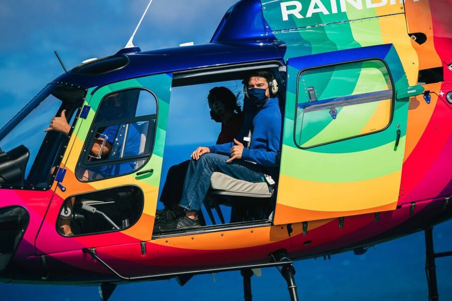 Oahu: Helicopter Tour with Doors On or Off - Dole Plantation and the return toward Pearl Harbor