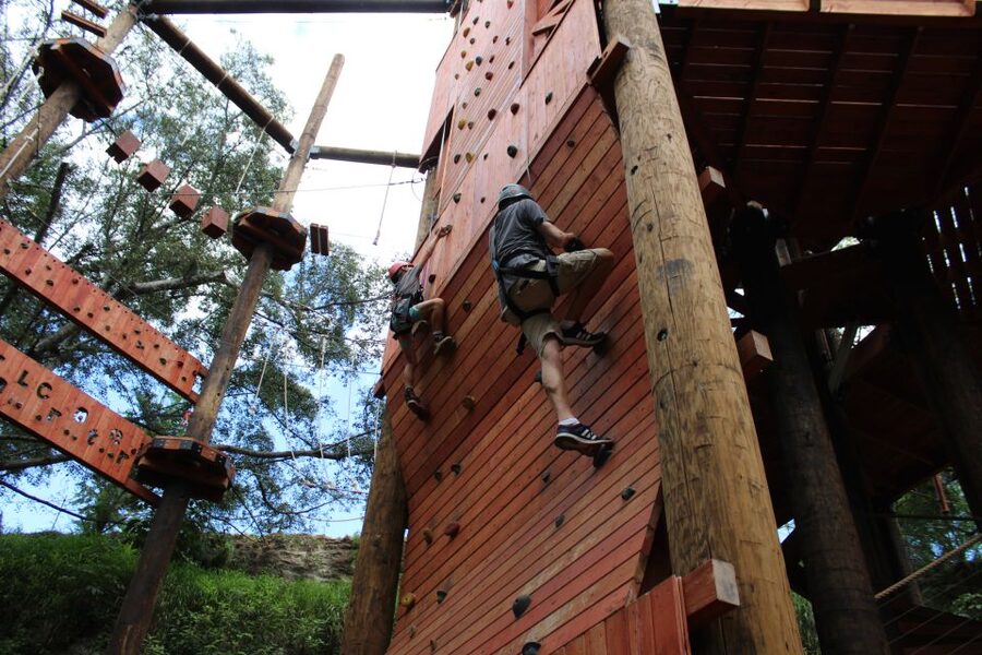 Oahu: High Ropes Adventure, Climbing, & Rappel Experience - The 18 high-ropes obstacles