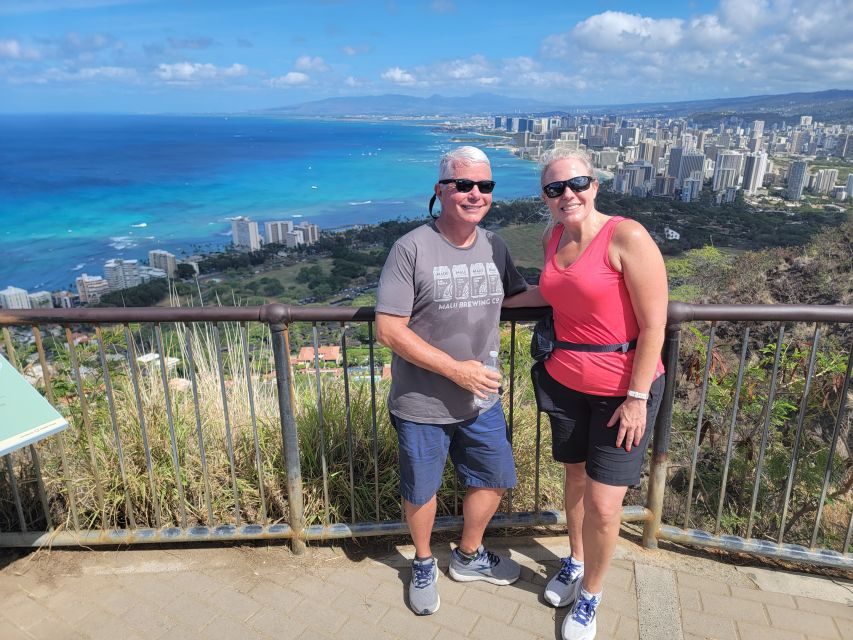 Oahu: Honolulu E-Bike Ride and Diamond Head Hike - Locking the bikes at Diamond Head