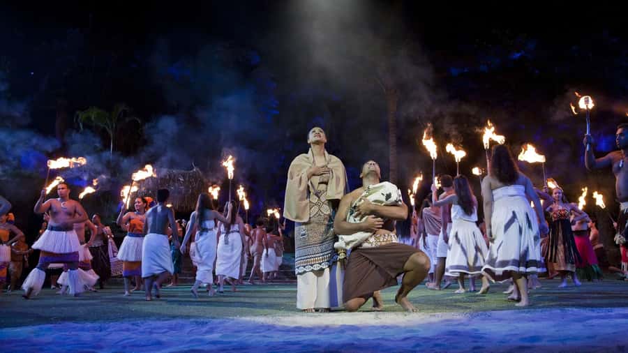 Oahu: Islands of Polynesia and "HA: Breath of Life Show" - Fiji Village: Bamboo Music, Tattoos, and a Six-Story Temple
