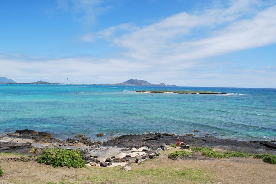 Oahu: Kailua Guided Kayak Excursion with Lunch - Searching for green sea turtles in clear water