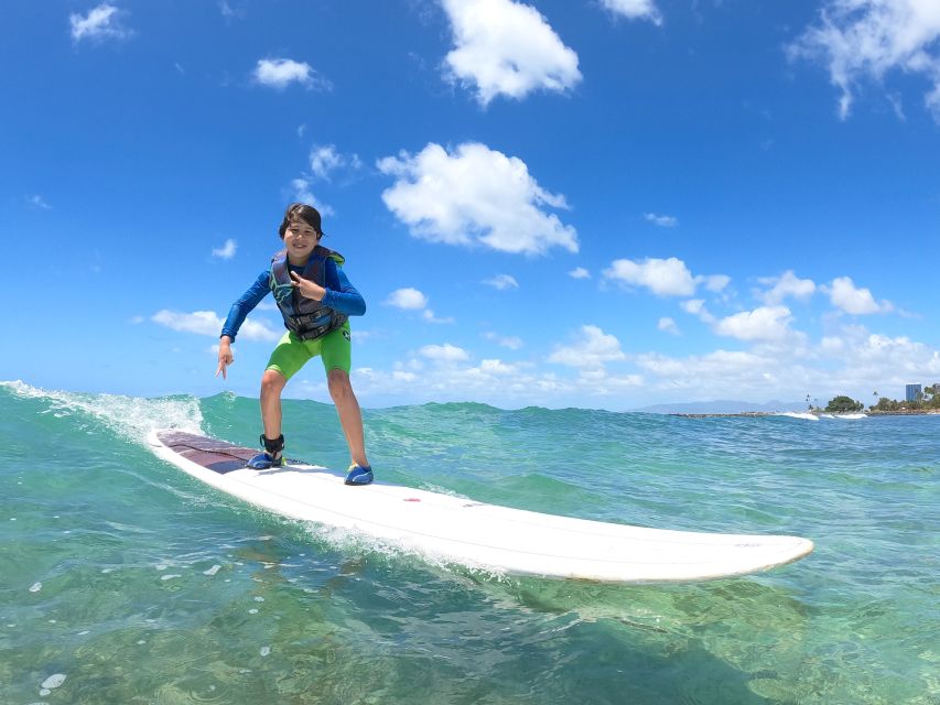 Oahu: Kids Surfing Lesson in Waikiki Beach (up to 12) - Waikiki surfing made manageable for young children