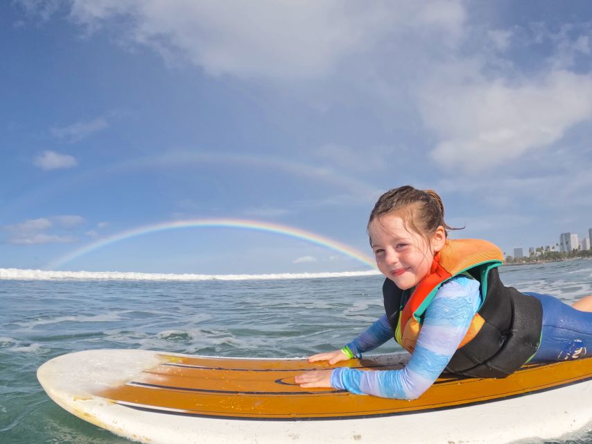 Oahu: Kids Surfing Lesson in Waikiki Beach (up to 12) - Tandem surfing for hesitant beginners