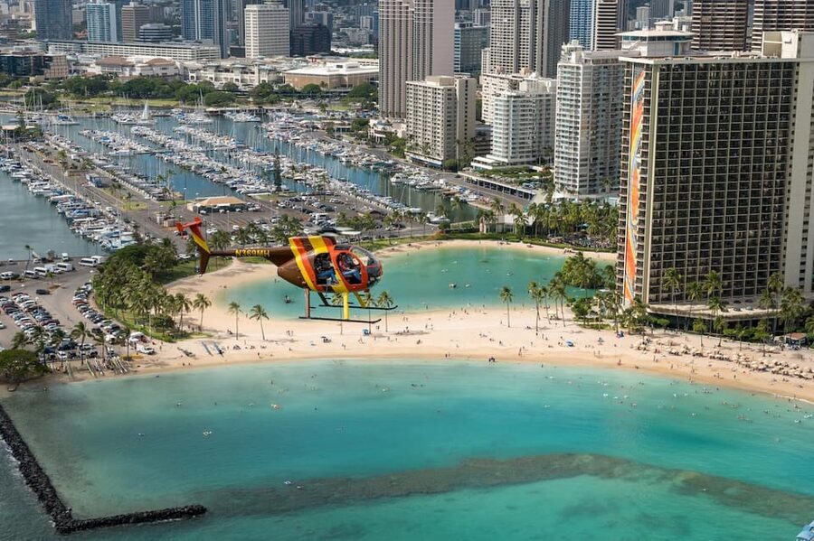 Oahu: Magnum P.I. Doors-Off Helicopter Tour - Hawaii Kai and Hanauma Bay