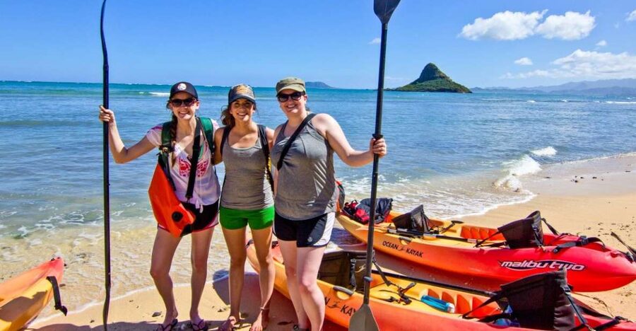 Oahu: Mokoliʻi Kayak Rental and Self-Guided Hike - Reaching Mokoliʻi by tandem kayak