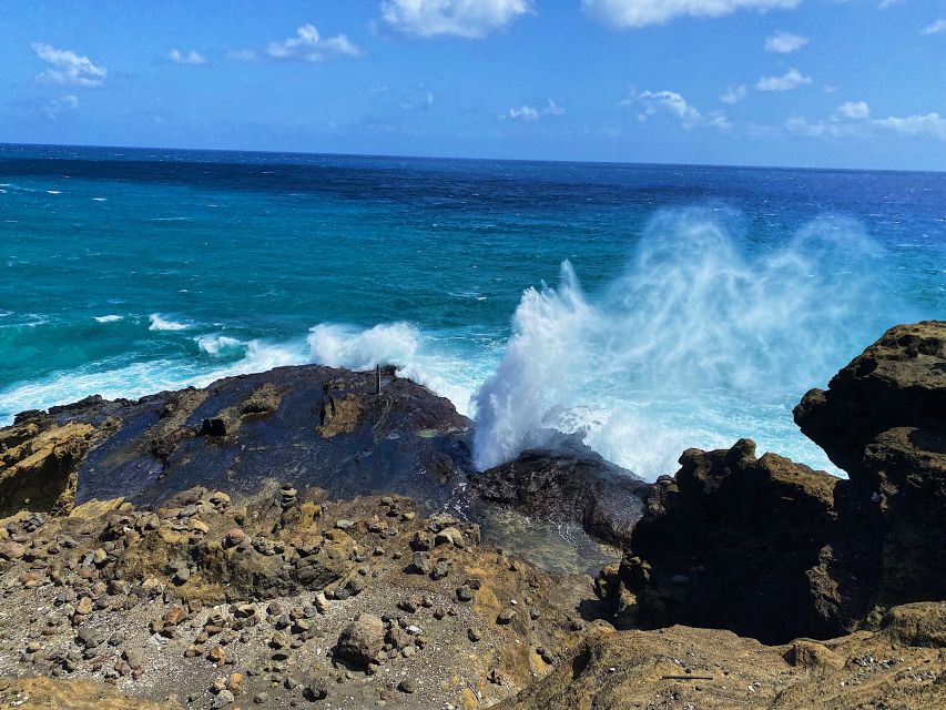 Oahu: North Shore Experience and Dole Plantation - Kualoa Regional Park and the view across the water