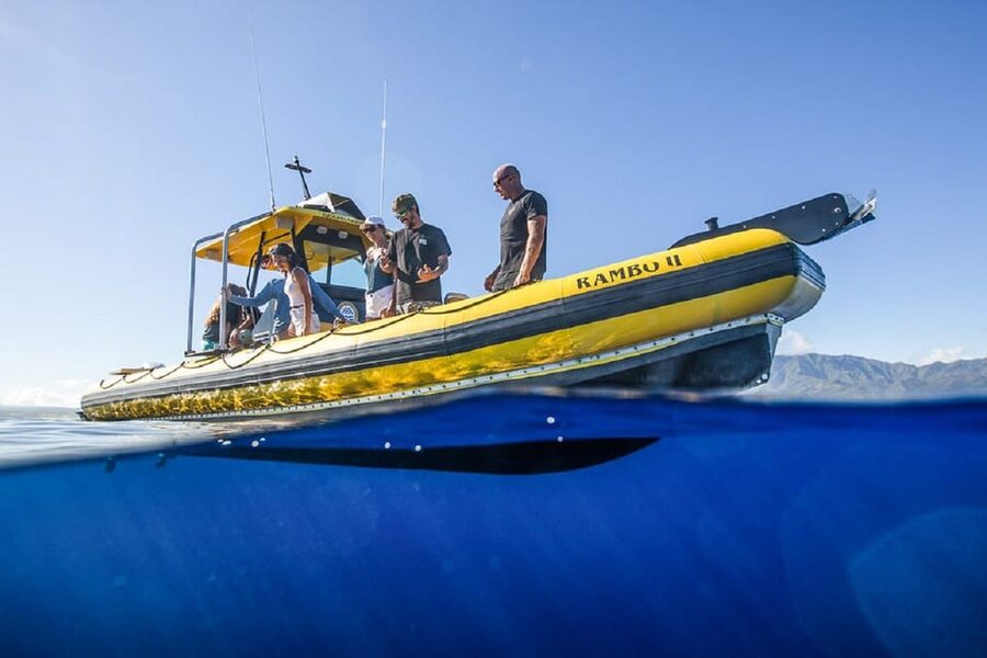 Oahu: North Shore Snorkeling Tour from Haleiwa - Reaching the reefs near Waimea Bay