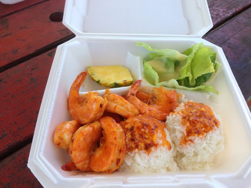 Oahu: Oahu Ultimate Grand Circle Island Tour - Shrimp, macadamia nuts, and roadside food