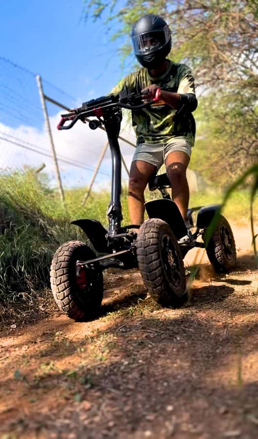 Oahu: Off road Stand-Up ATV and Sunset Snorkel Cruise - Starting with a stand-up ATV at Coral Crater