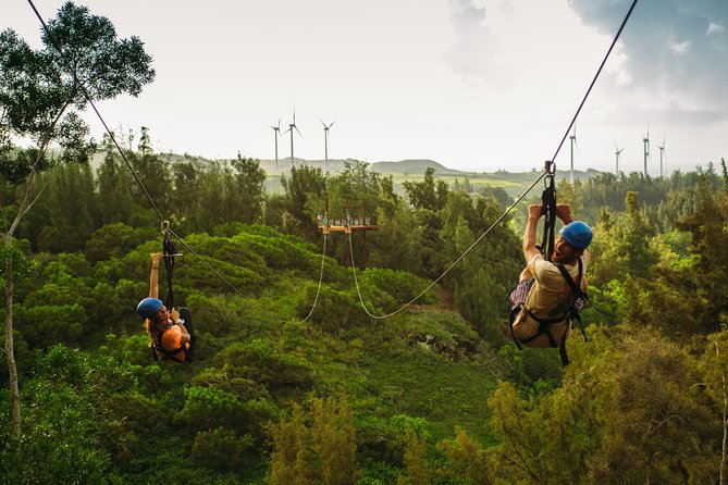 Oahu's North Shore: 8-Line Zipline Adventure - The ATV ride begins the climb