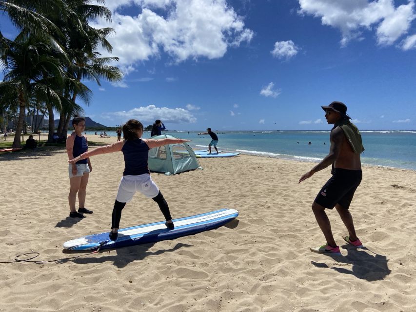 Oahu: Surf Lesson - One hour in the water puts the lesson to work