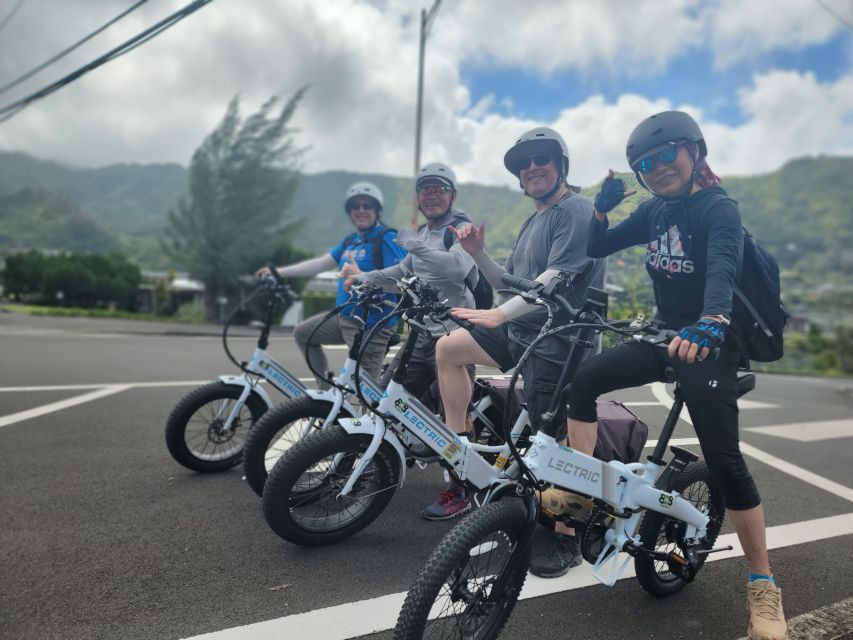 Oahu: Waikiki E-Bike Ride and Manoa Falls Hike - From Kuhio Village Tower to the edge of Waikiki