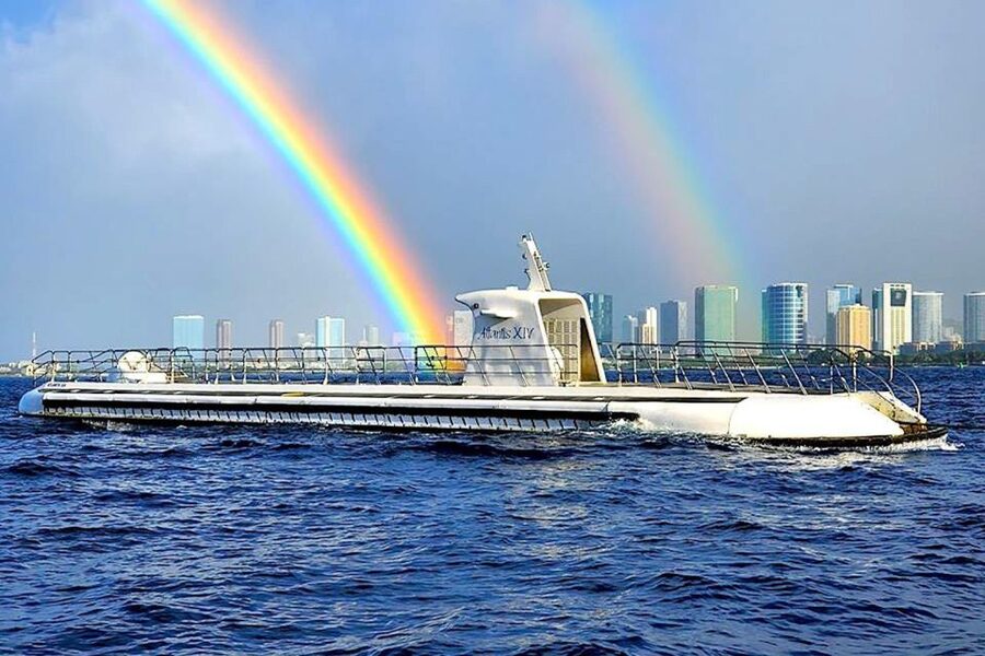 Oahu: Waikiki Submarine Tour - Fish, turtles, sharks, and artificial reefs