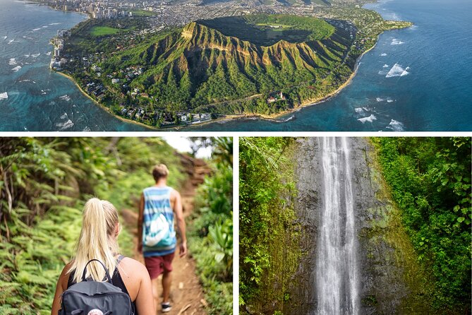 PRIVATE TOUR-Hike Diamond Head & Hawaiian Waterfall - Two Oahu hikes, two very different moods