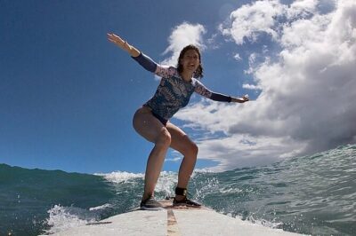Surf Lesson Without the Crowds Including GoPRO Videos