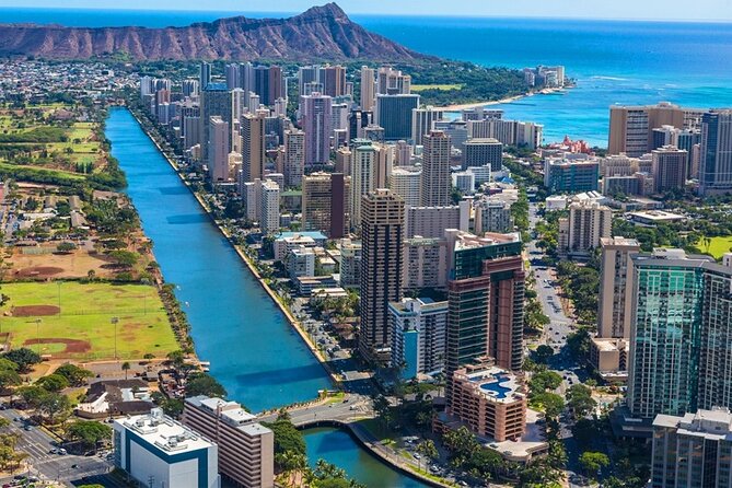 Valentine's Waikiki Gondola Cruise - Following the Ala Wai canal and harbor